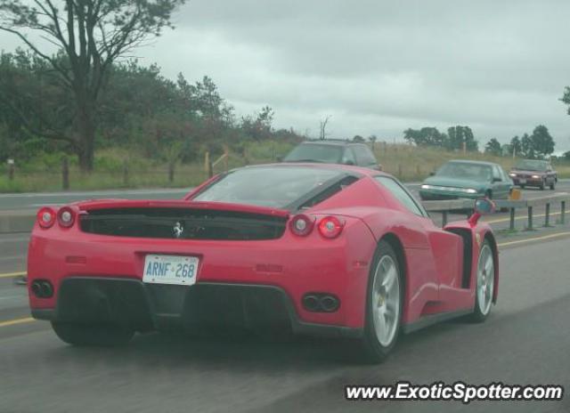 Ferrari Enzo spotted in Barrie, Canada