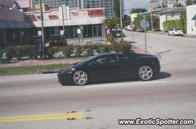 Lamborghini Gallardo spotted in Miami, Florida