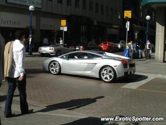 Lamborghini Gallardo spotted in Toronto, Canada