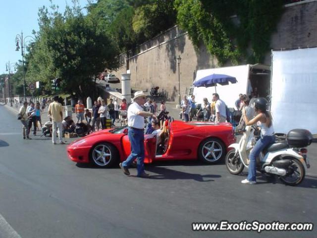 Ferrari 360 Modena spotted in Rome, Italy