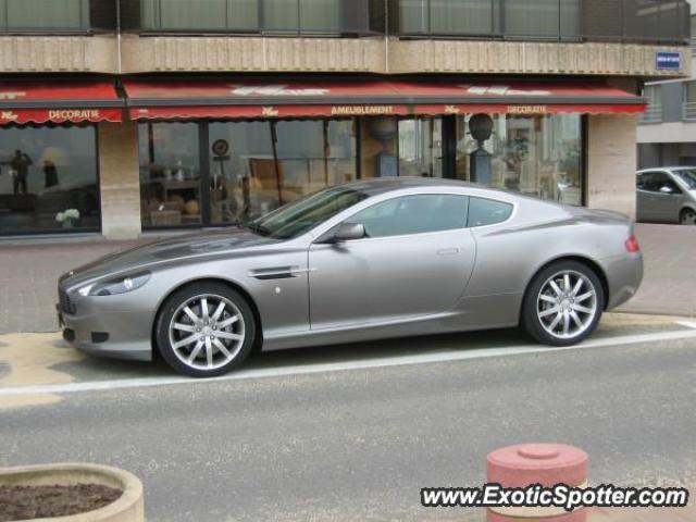 Aston Martin DB9 spotted in Knokke, Belgium