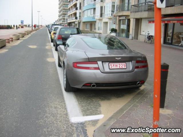 Aston Martin DB9 spotted in Knokke, Belgium