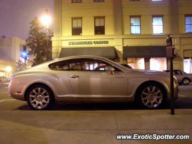 Bentley Continental spotted in Savannah, Georgia