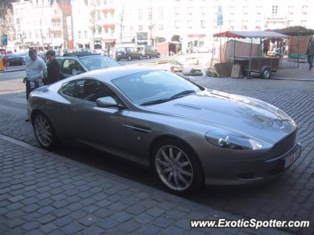 Aston Martin DB9 spotted in Brussels, Belgium