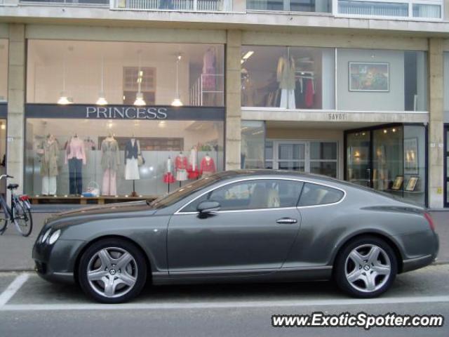 Bentley Continental spotted in Knokke, Belgium