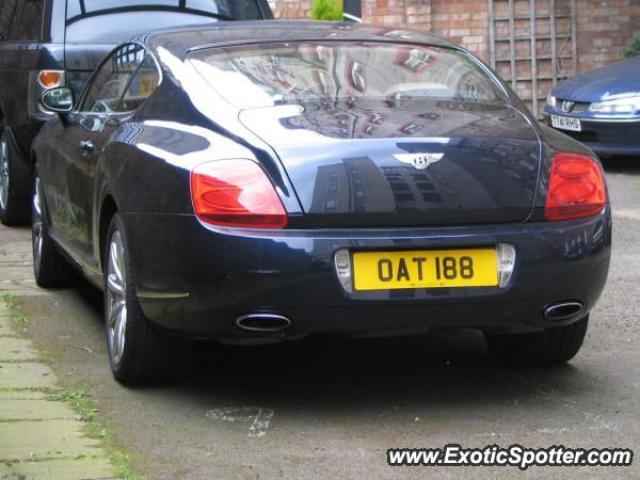 Bentley Continental spotted in Edinburgh, United Kingdom