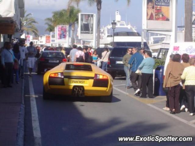 Lamborghini Murcielago spotted in Marbella, Spain