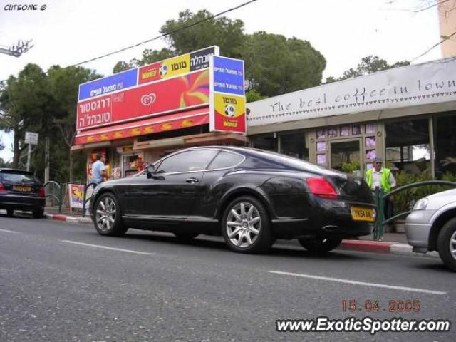 Bentley Continental spotted in Haifa, Israel