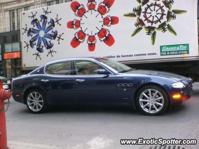 Maserati Quattroporte spotted in Montreal, Canada