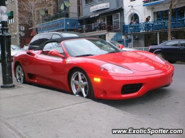 Ferrari 360 Modena spotted in Montreal, Canada