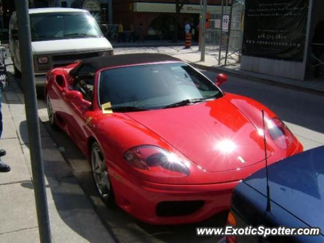 Ferrari 360 Modena spotted in Toronto, Canada