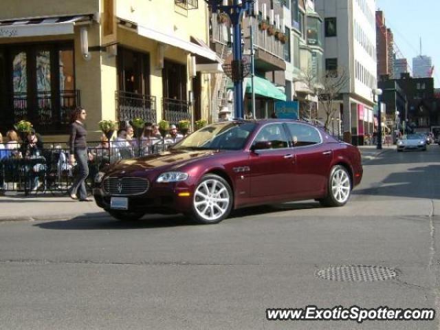 Maserati Quattroporte spotted in Toronro, Canada