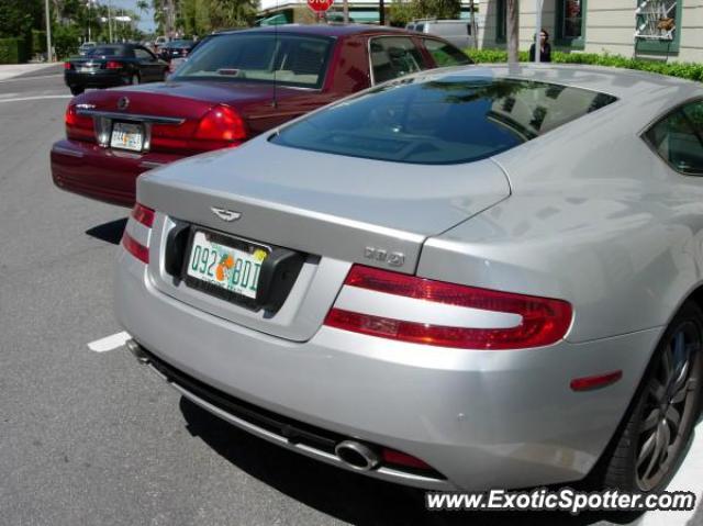 Aston Martin DB9 spotted in Palm Beach, Florida