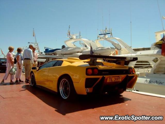 Lamborghini Diablo spotted in Puerto Banus, Spain