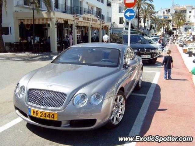 Bentley Continental spotted in Puerto Banus, Spain