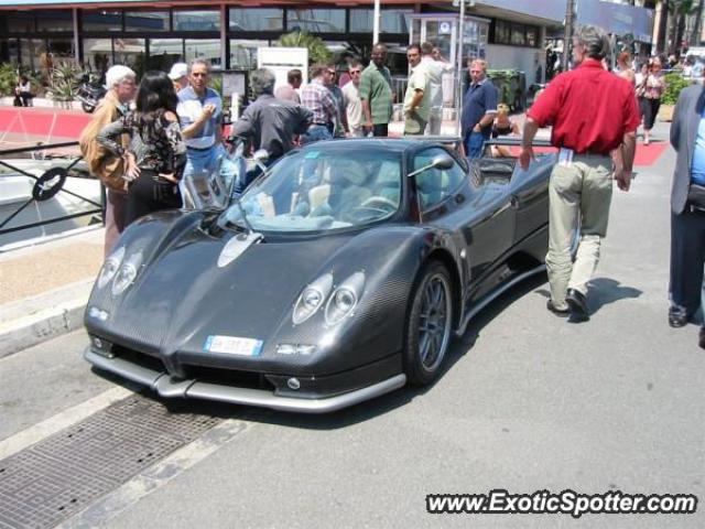 Pagani Zonda spotted in Cannes, France