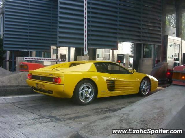 Ferrari Testarossa spotted in Near Maranello, Italy