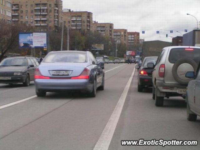 Mercedes Maybach spotted in Moscow, Russia