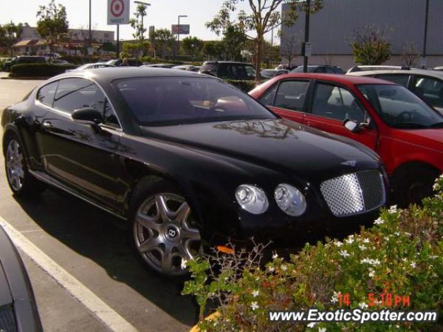 Bentley Continental spotted in San Diego, California