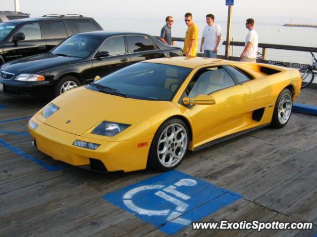 Lamborghini Diablo spotted in Santa Barbara, California