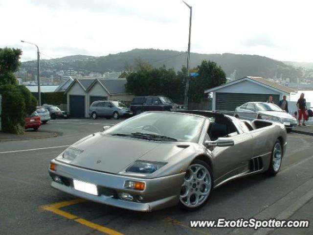 Lamborghini Diablo spotted in Wellington, New Zealand