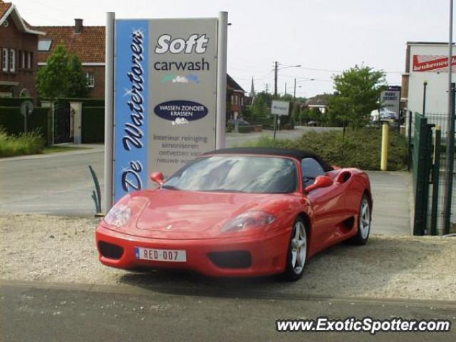 Ferrari 360 Modena spotted in Waregem, Belgium