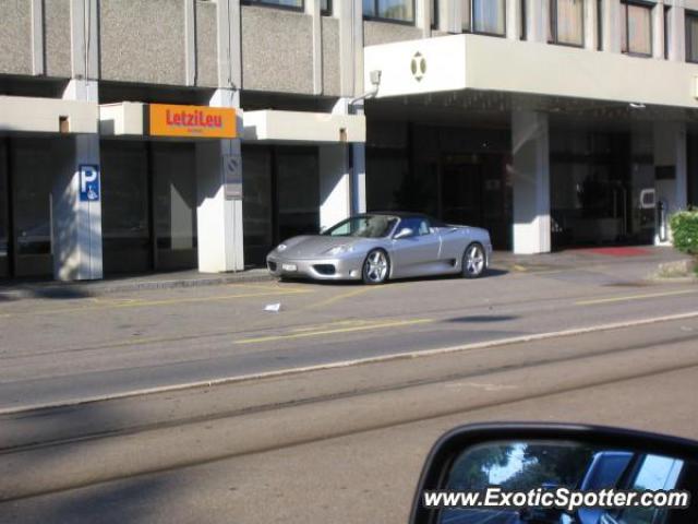 Ferrari 360 Modena spotted in Zurich, Switzerland