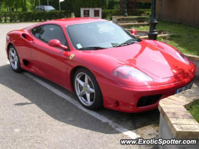 Ferrari 360 Modena spotted in Ingerais, France