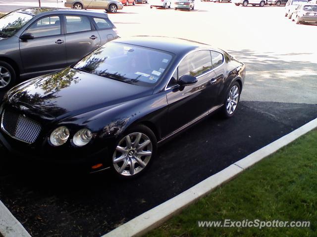 Bentley Continental spotted in Chautauqua, New York