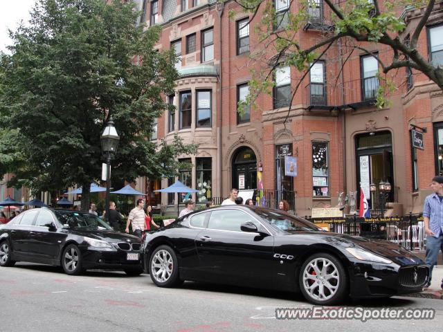 Maserati GranTurismo spotted in Boston, Massachusetts