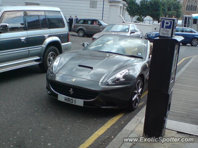 Ferrari California spotted in London, United Kingdom