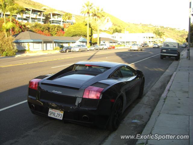 Lamborghini Gallardo spotted in Malibu, California