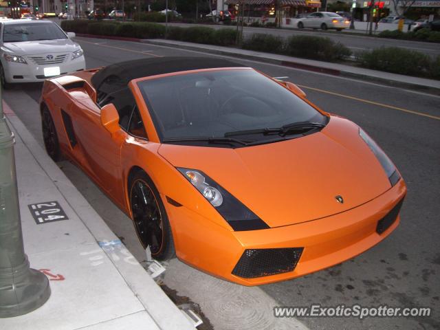 Lamborghini Gallardo spotted in Beverly Hills, California