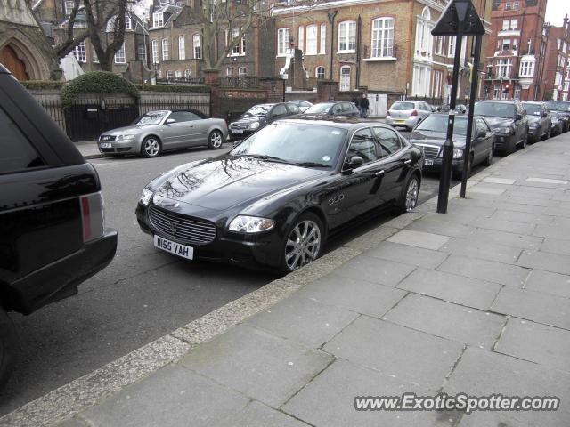 Maserati Quattroporte spotted in London, United Kingdom