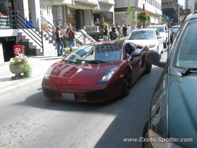 Lamborghini Gallardo spotted in Toronto Ontario Canada, Canada