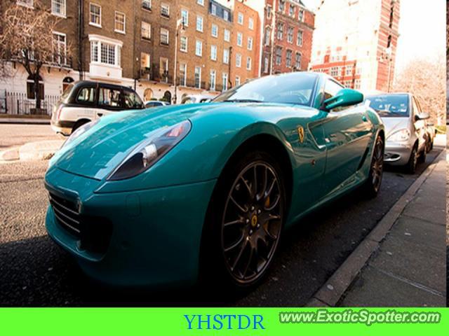 Ferrari 599GTB spotted in London, United Kingdom