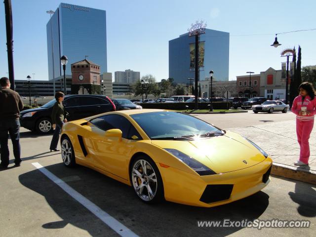 Lamborghini Gallardo spotted in Houston, Texas