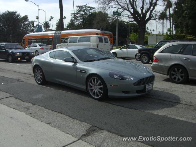 Aston Martin DB9 spotted in Beverly Hills, California