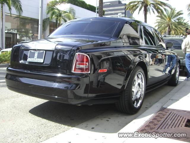 Rolls Royce Phantom spotted in Beverly Hills, California