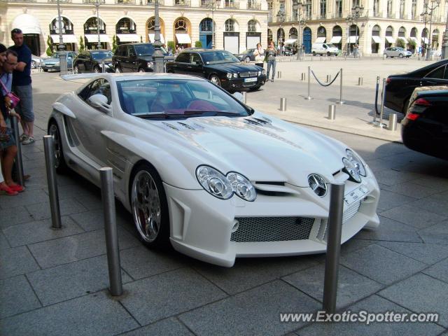 Mercedes SLR spotted in Paris, France