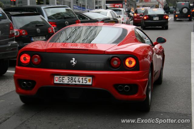 Ferrari 360 Modena spotted in Geneva, Switzerland