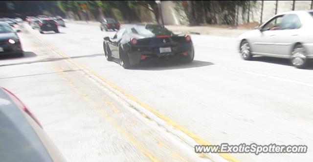 Ferrari 458 Italia spotted in Los Angeles, California