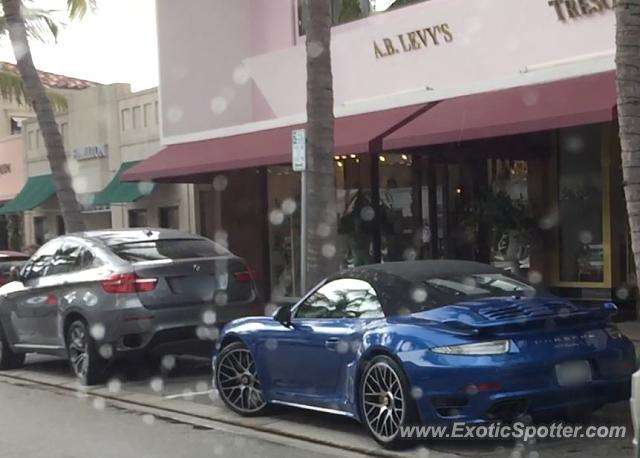 Porsche 911 Turbo spotted in Palm Beach, Florida