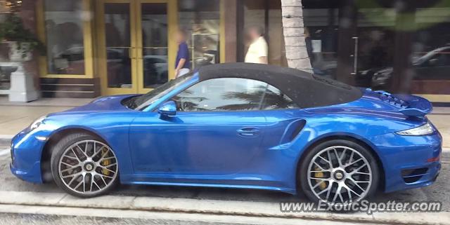 Porsche 911 Turbo spotted in Palm Beach, Florida