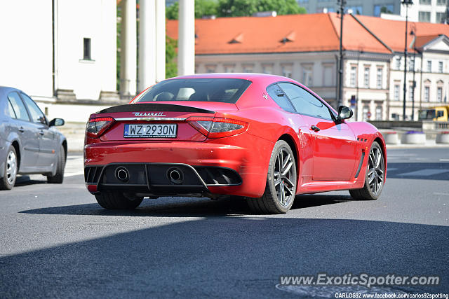 Maserati GranTurismo spotted in Warsaw, Poland