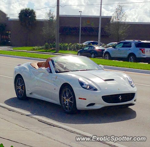 Ferrari California spotted in Stuart, Florida