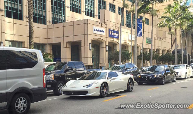 Ferrari 458 Italia spotted in Fort Lauderdale, Florida