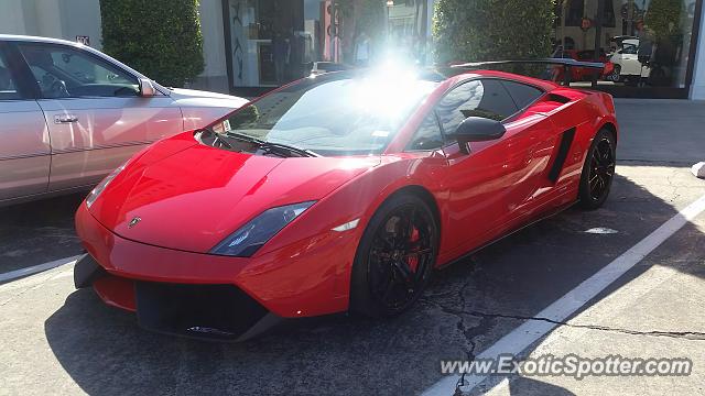 Lamborghini Gallardo spotted in Houston, Texas