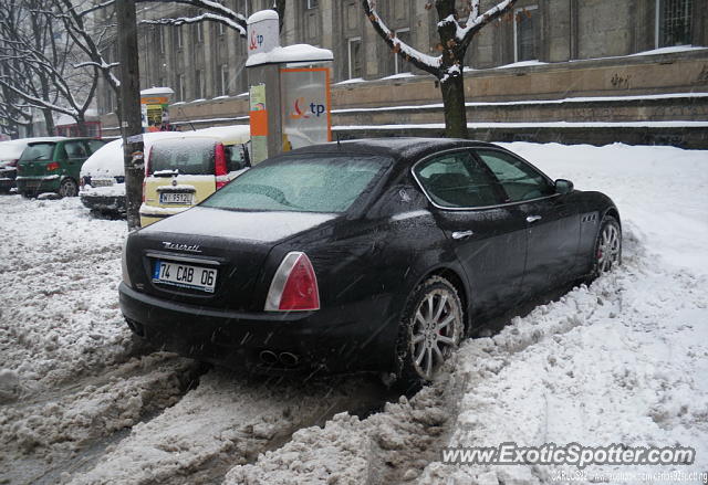 Maserati Quattroporte spotted in Warsaw, Poland