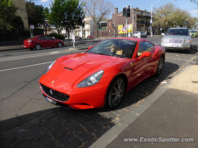 Ferrari California spotted in Melbourne, Australia